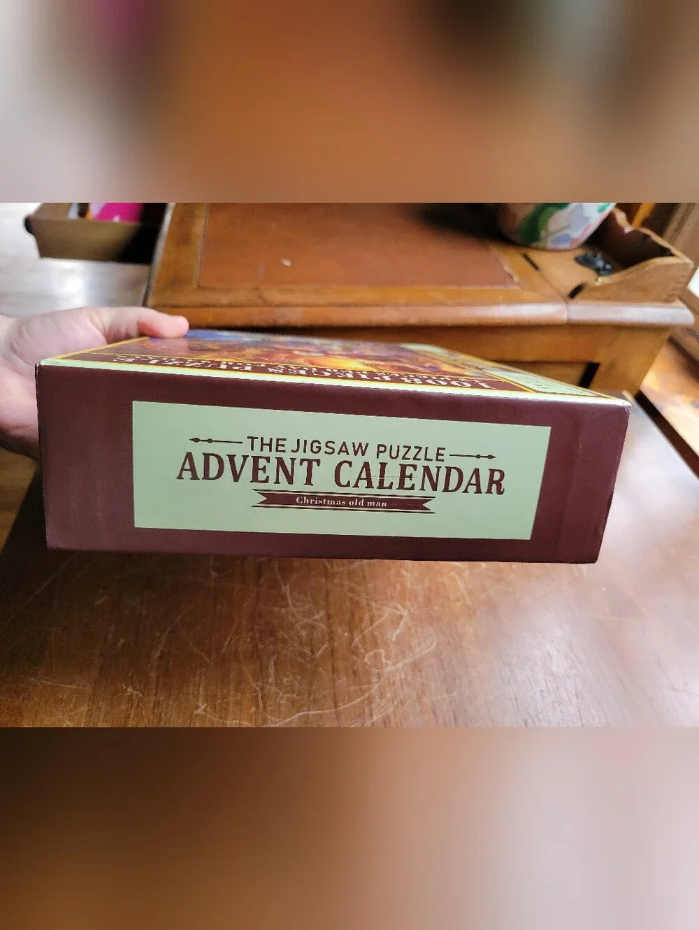 Reusable Christmas Advent Calendar Jigsaw Puzzle, 1008 Pc Santa Workshop